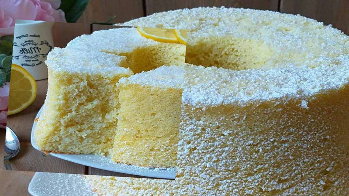 Gâteau nuage au citron et sans beurre