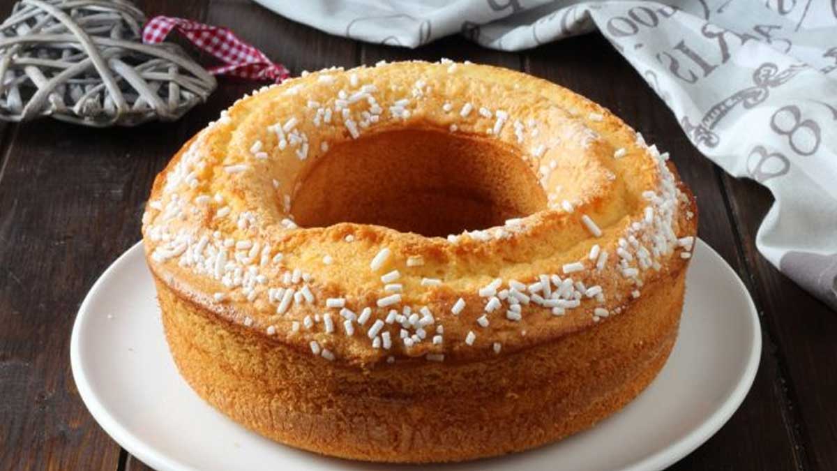 Gâteau sans beurre aux pêches