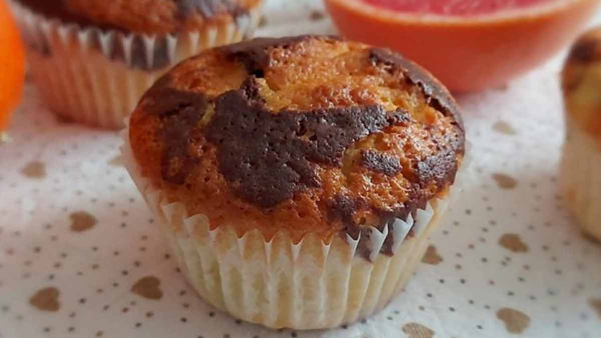 Muffins moelleux au cacao et sans beurre