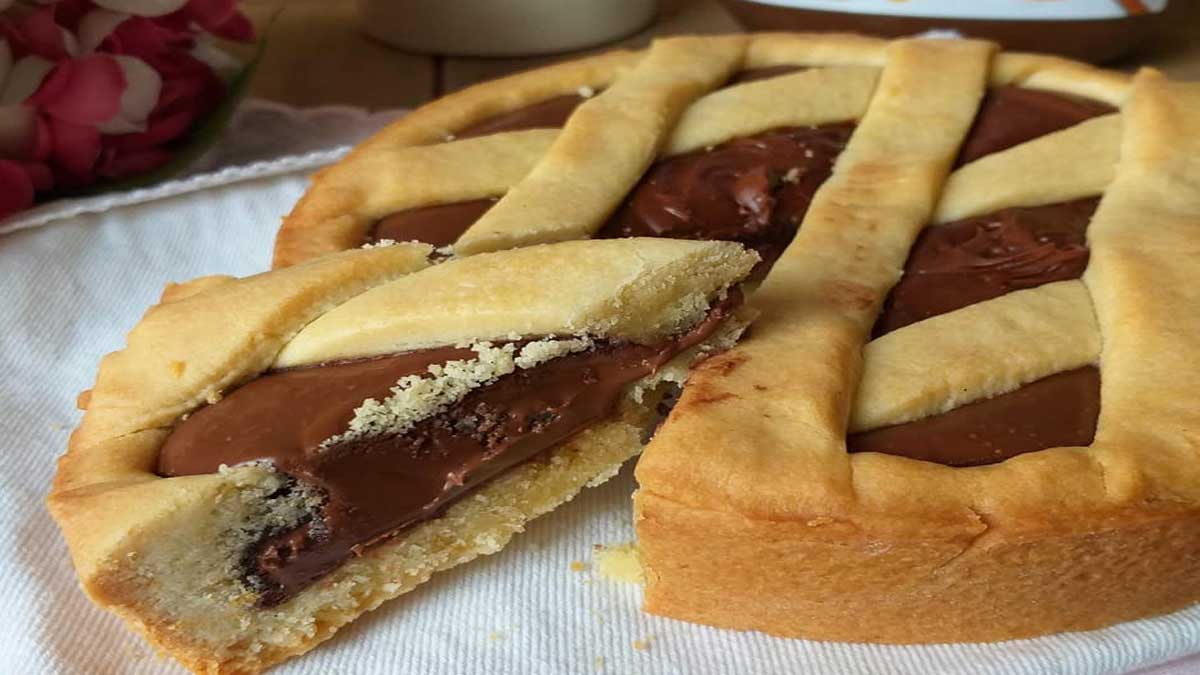 Tarte fourrée au Nutella