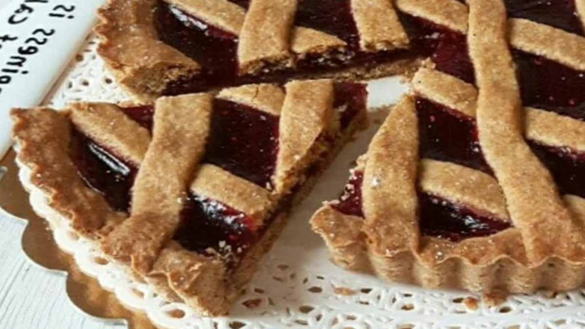 Tarte sucrée à la confiture