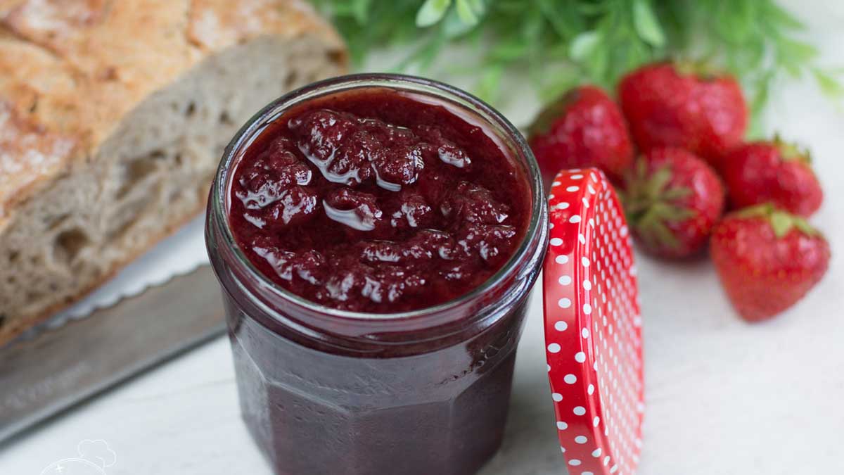 Confiture de fraise faite-maison