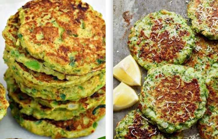 Galettes de brocoli et fromage