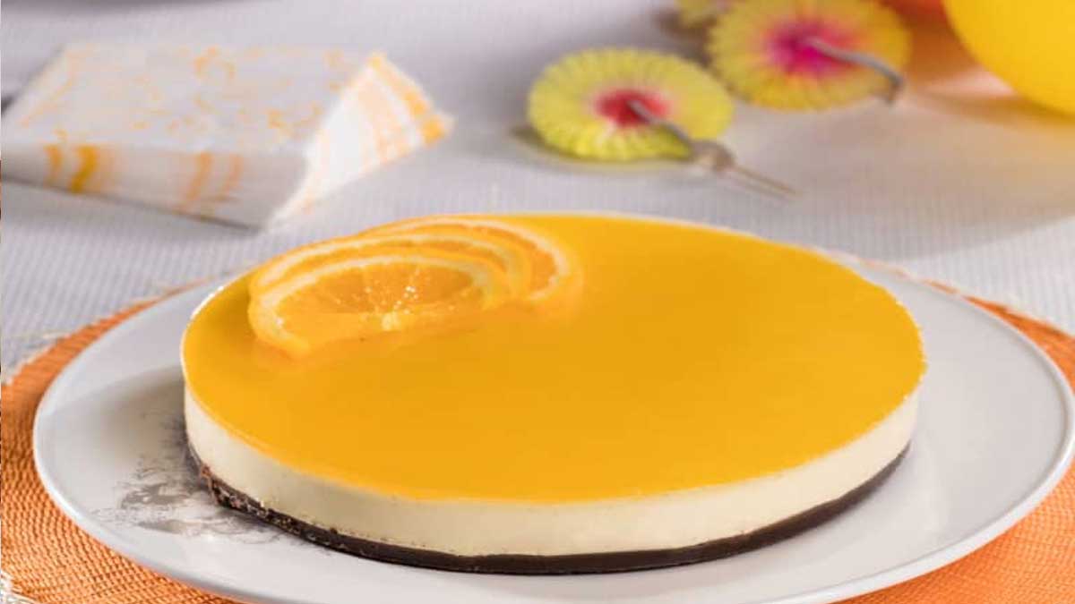 Gâteau au fromage et à l'orange