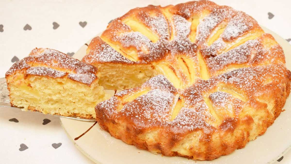 Gâteau moelleux aux pommes