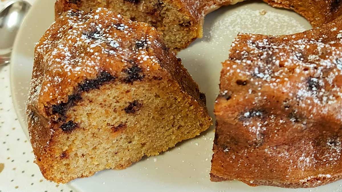 Gâteau moelleux et aux pépites de chocolat