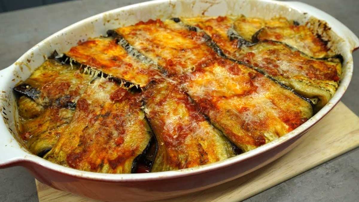 Lasagnes aux aubergines et fromage