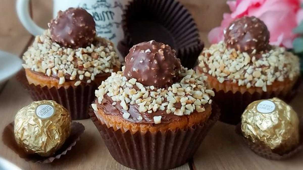 Muffins moelleux au Nutella et aux noisettes