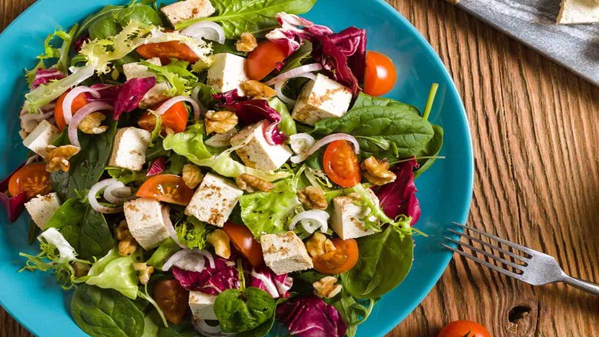 Salade de tofu et de légumes