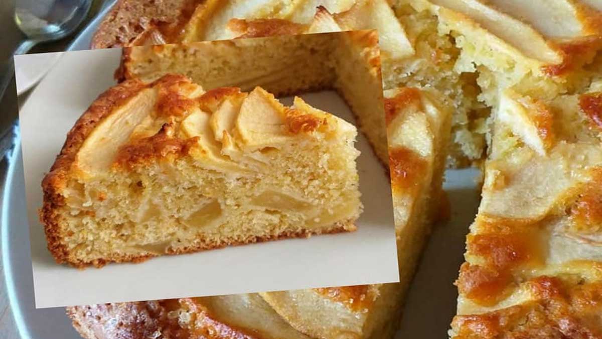 Tarte crémeuse aux pommes