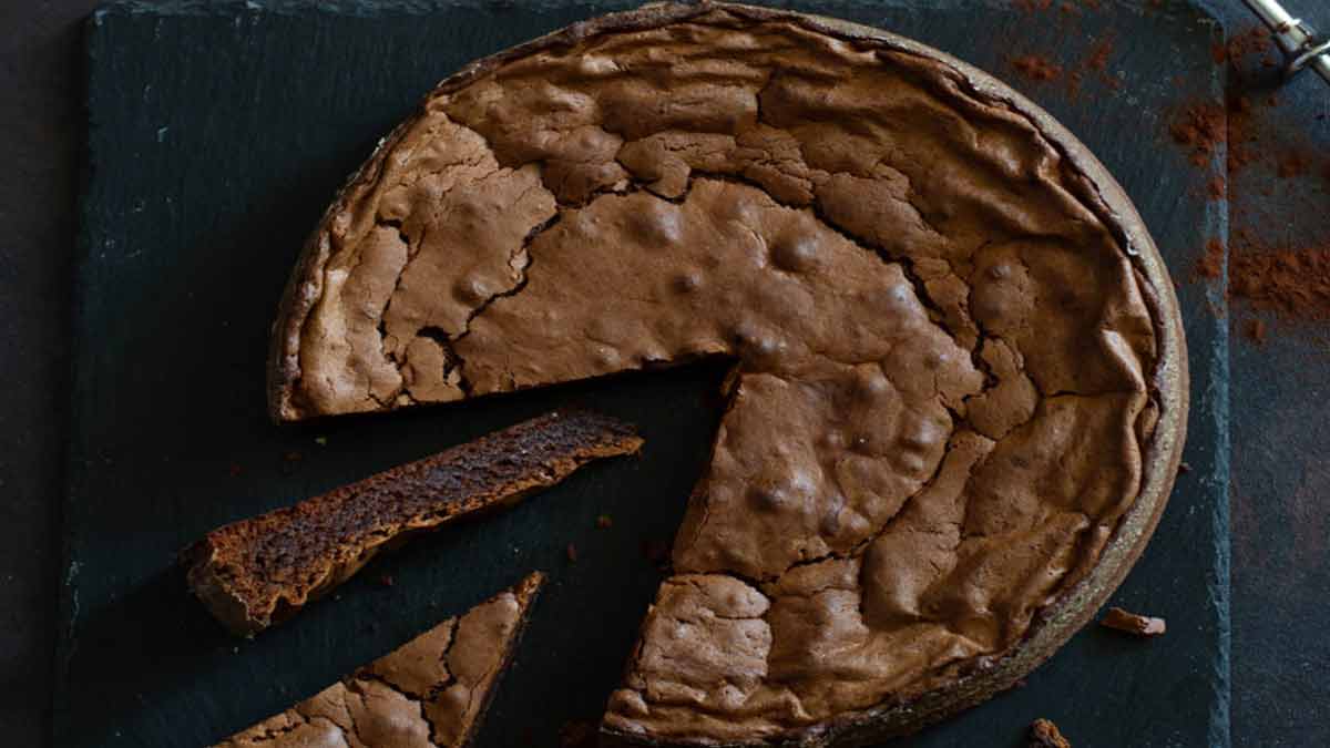 Gâteau fondant au chocolat au lait