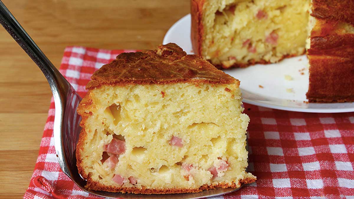 Gâteau salé aux légumes