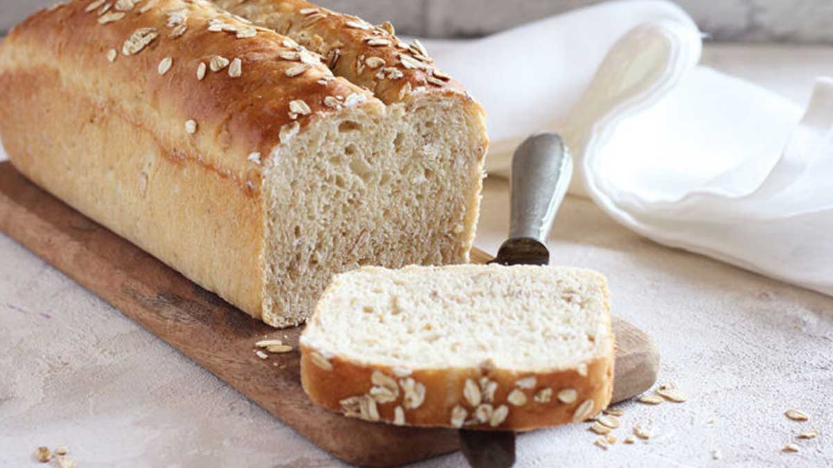 Pain aux flocons d’avoine et au lait