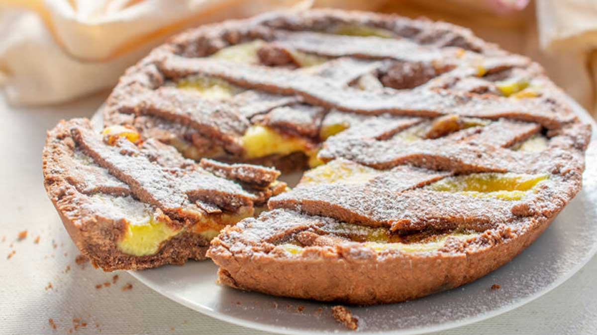 Tarte crémeux au cacao et chocolat