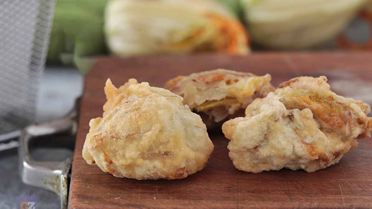 Beignets de fleurs de courgettes