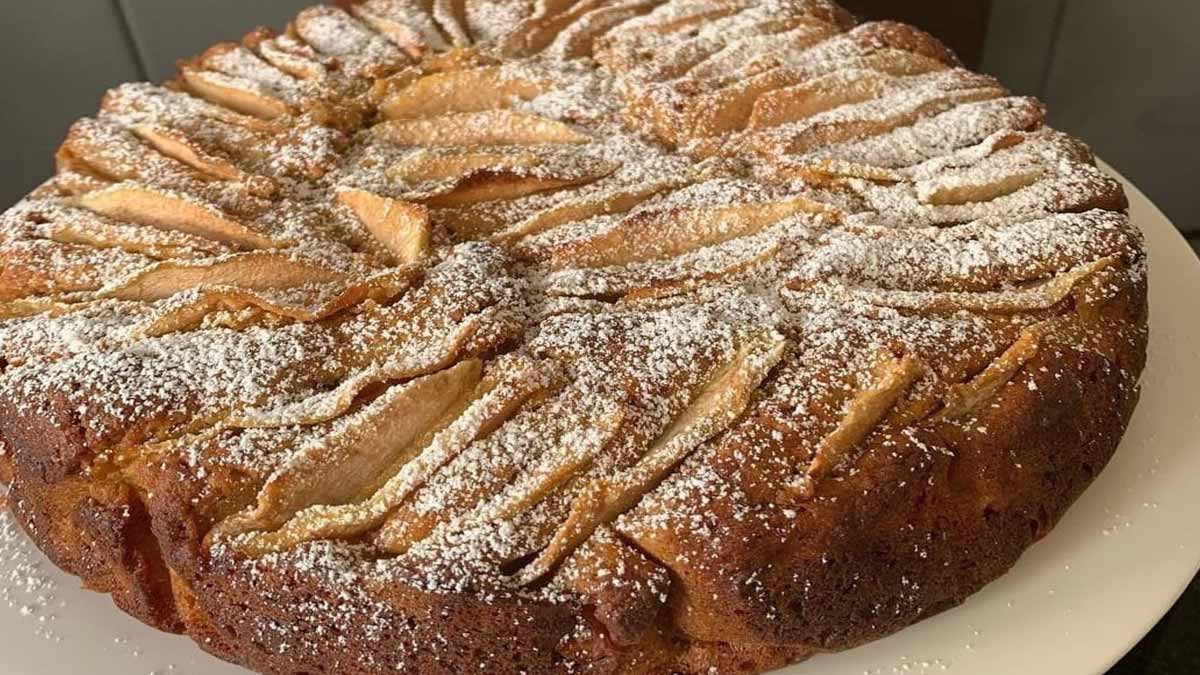 Gâteau moelleux aux pommes