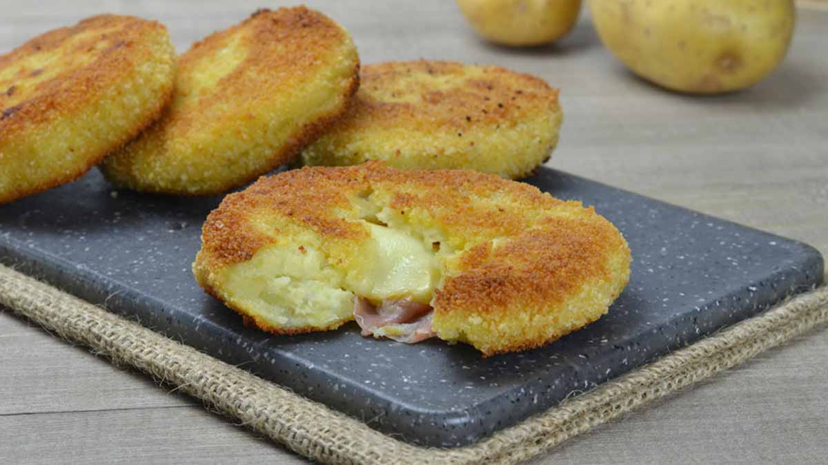 Médaillons de pommes de terre au fromage