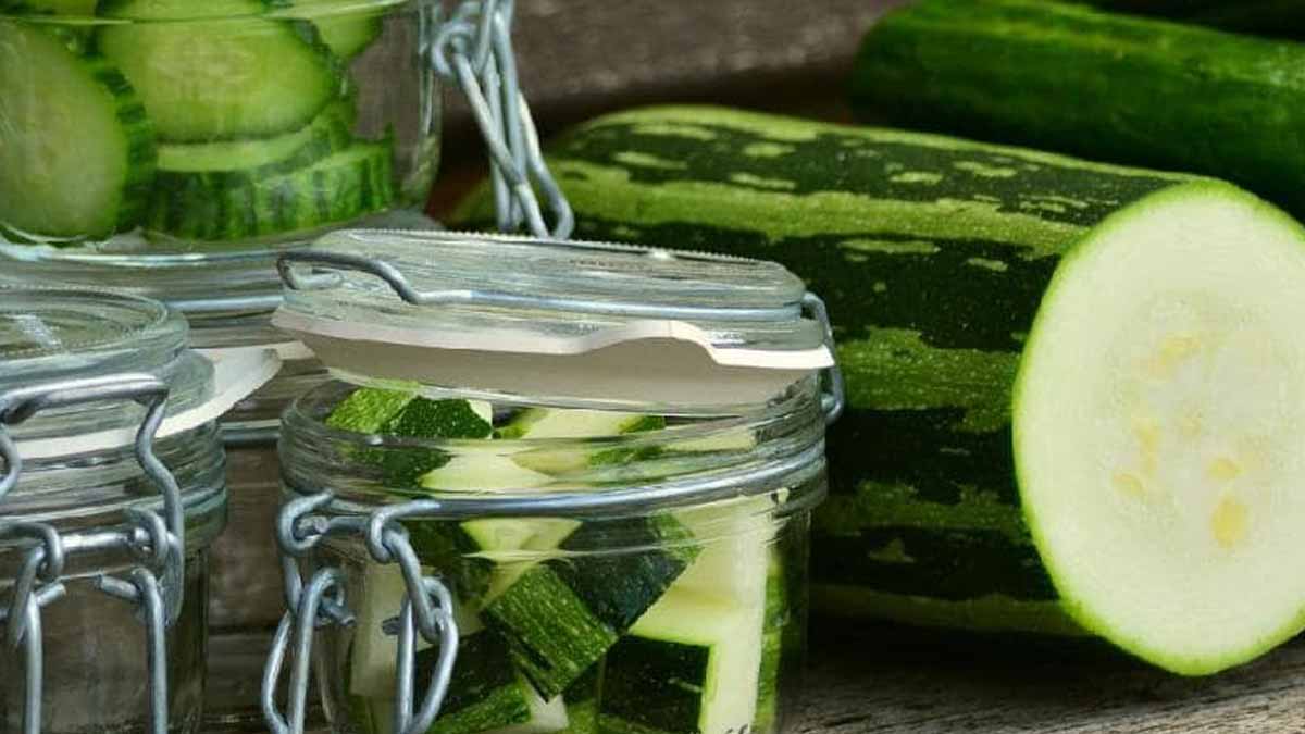 Conserver les courgettes