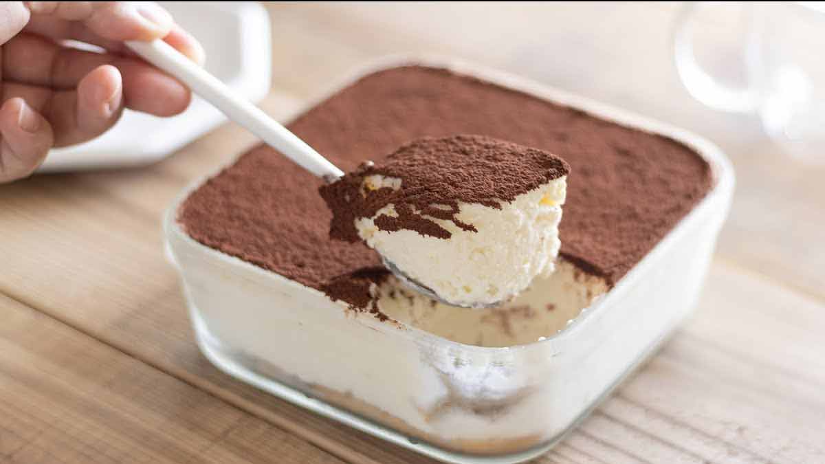 Tiramisu à la crème et au café