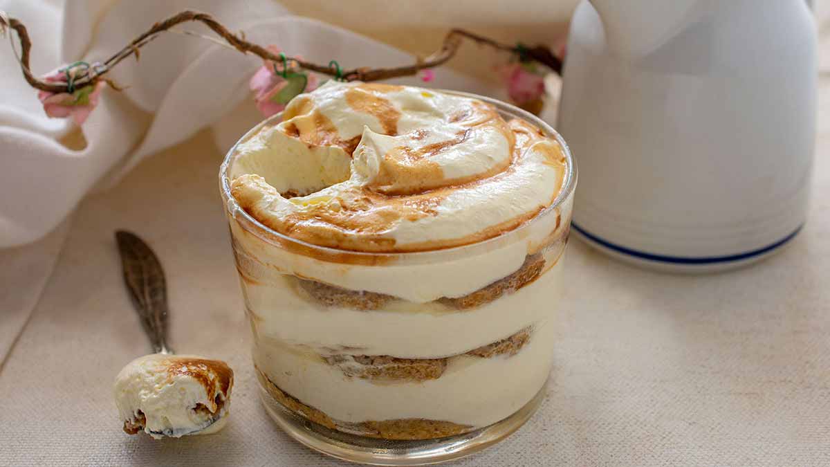 Tiramisu aux pavesini en verre