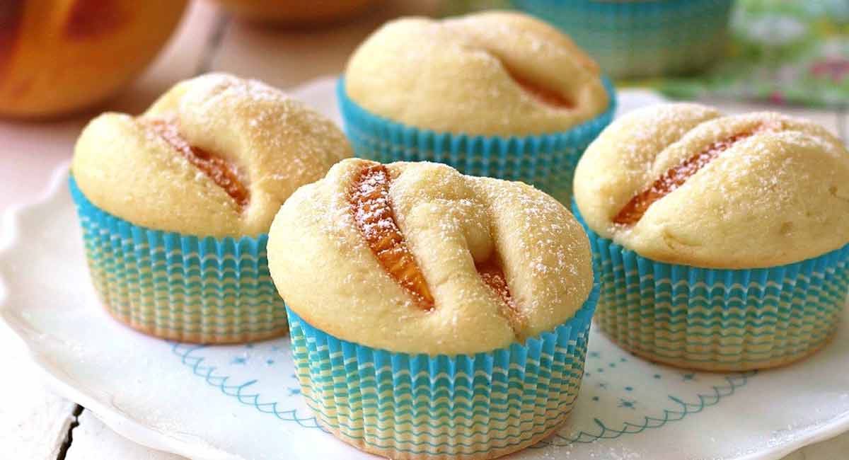 muffins aux pêches super bons