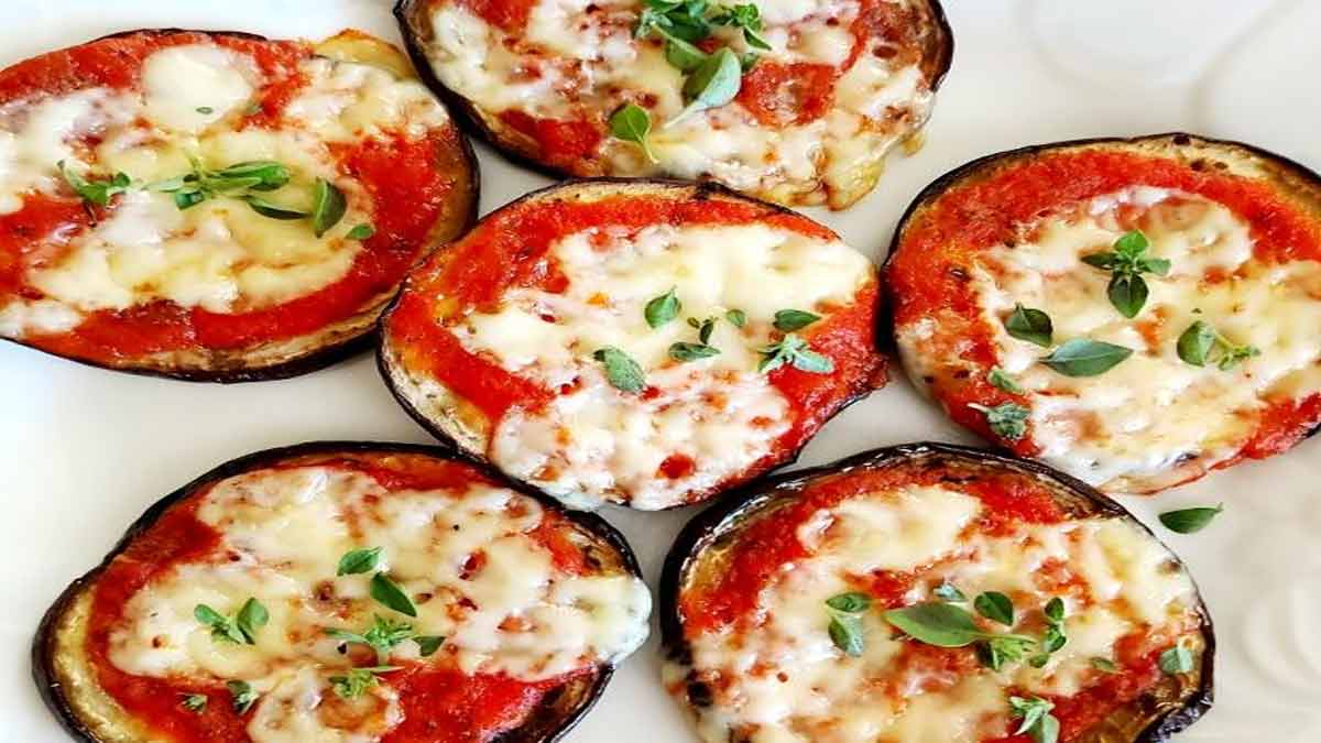 Pizzas aux aubergines