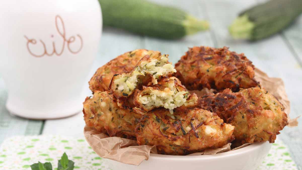 Beignets de courgettes et feta