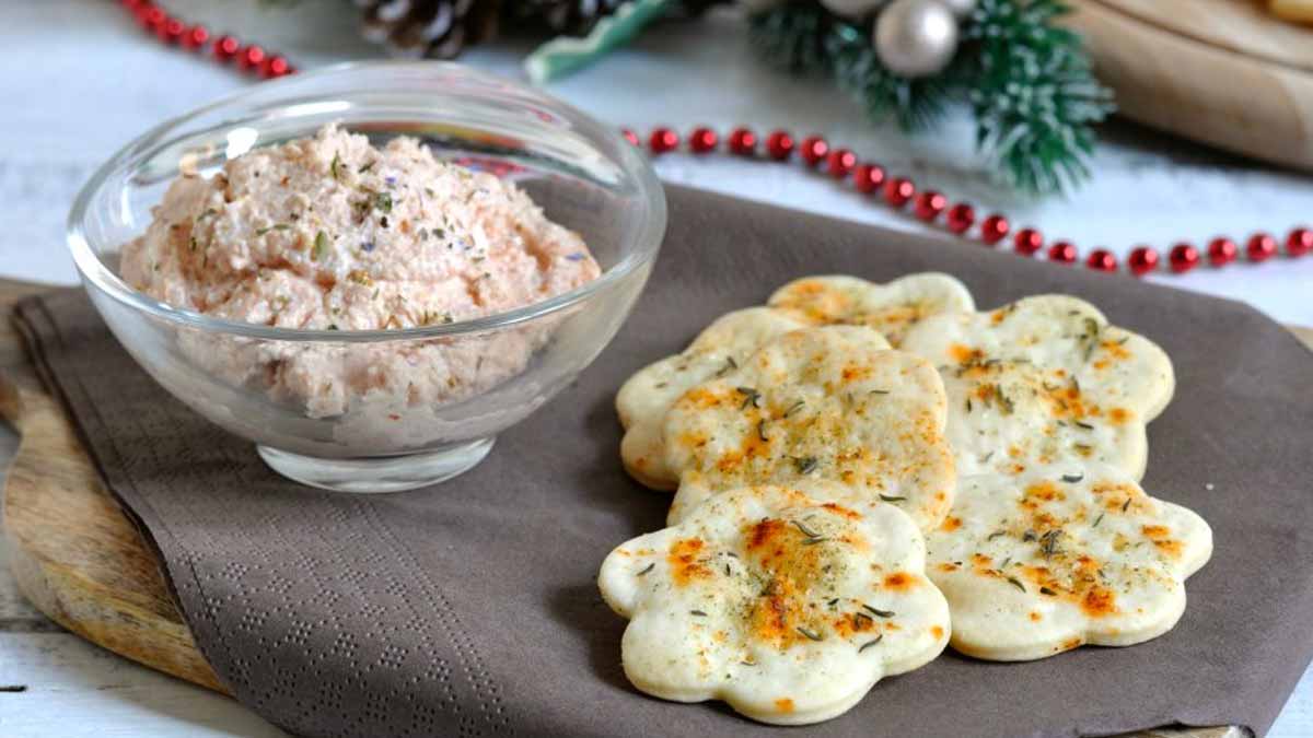 Crackers de pâte brisée