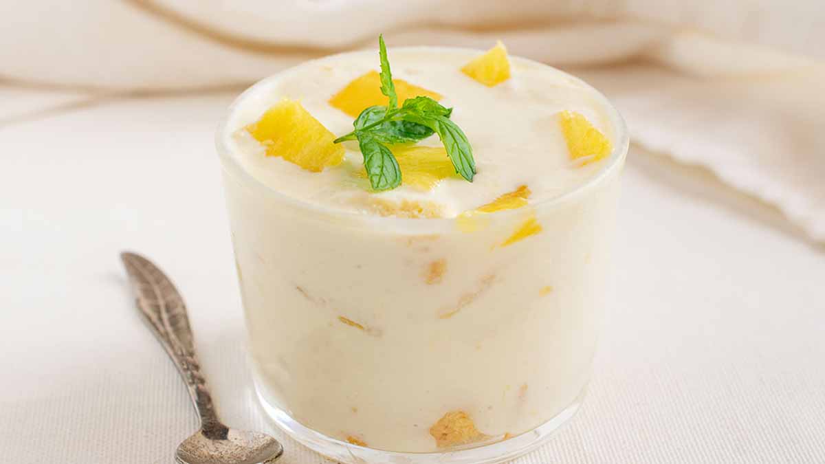 Tiramisu à la cuillère à l’ananas et ricotta