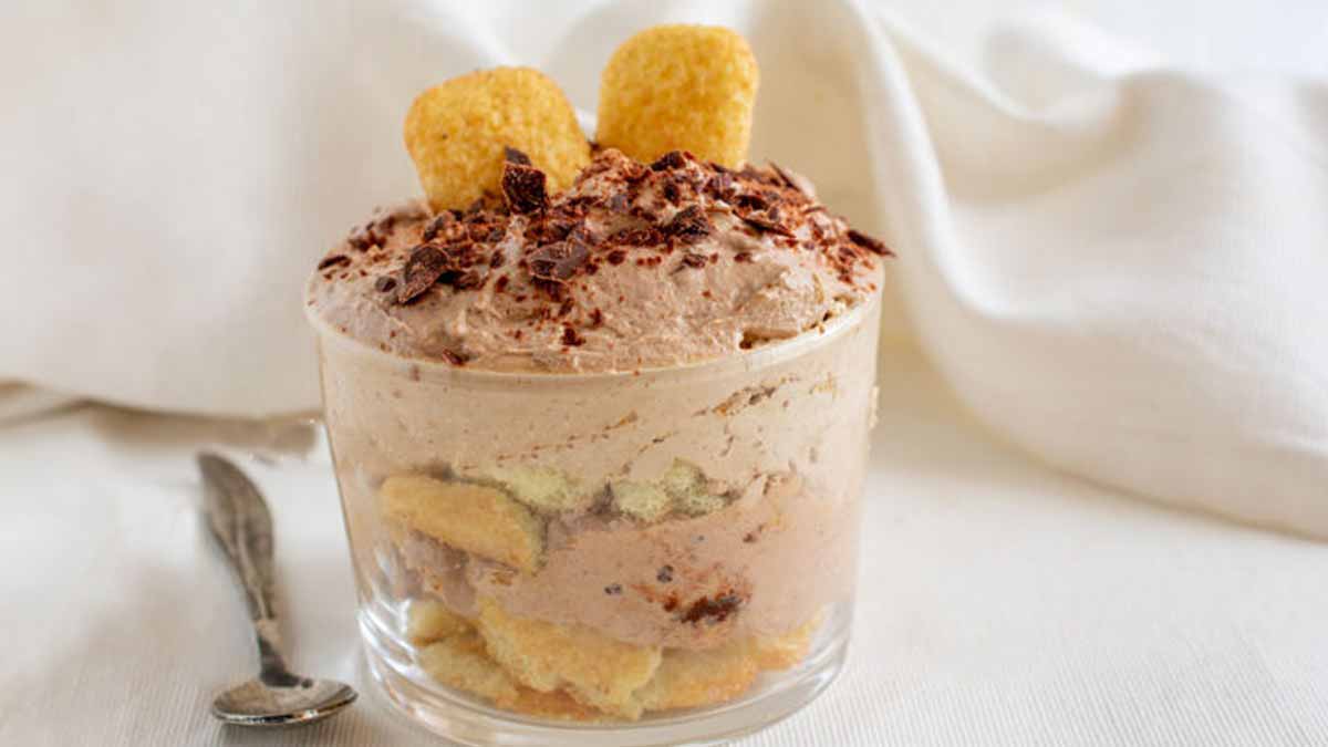 Tiramisu à la cuillère au chocolat et café