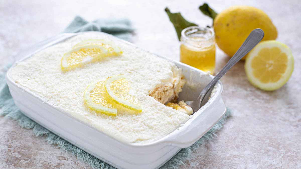 Tiramisu au citron avec crème sans œuf