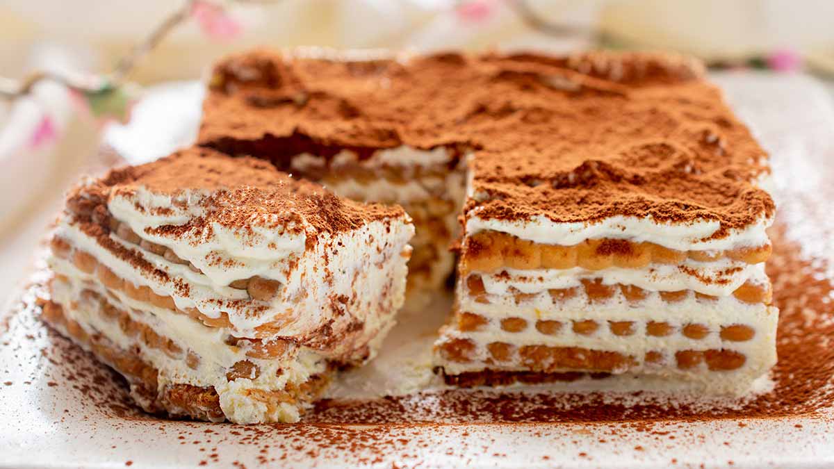 Tiramisu aux biscuits et au café