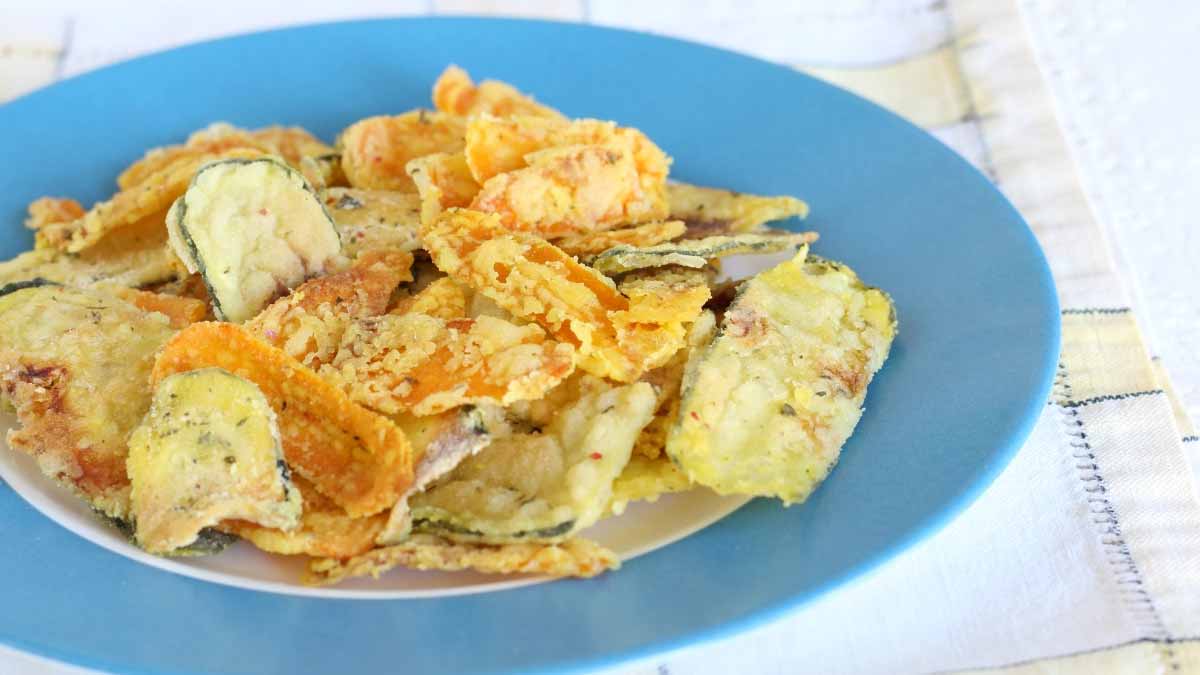 Chips de carottes et courgettes au four