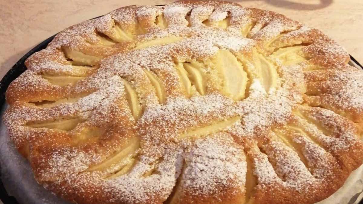 Gâteau au nuage de lait et pommes