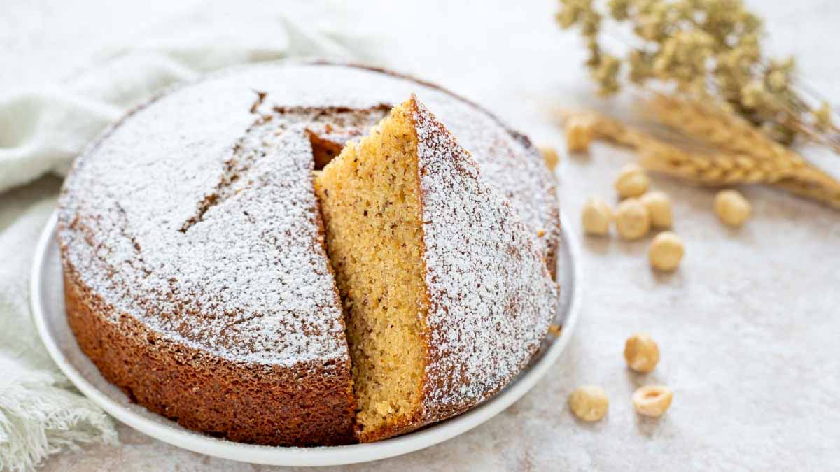 Gâteau aux noisettes et yaourt