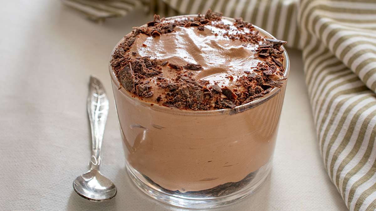 Semifreddo au chocolat en verrine