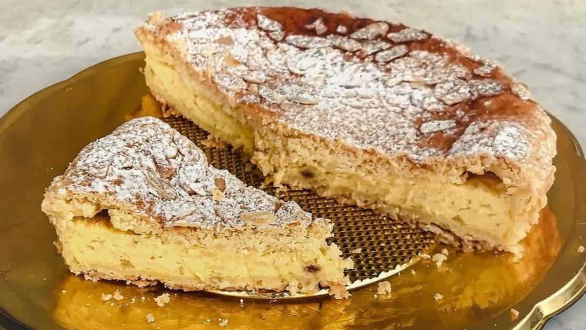 Tarte de grand-mère fourrée à la crème pâtissière