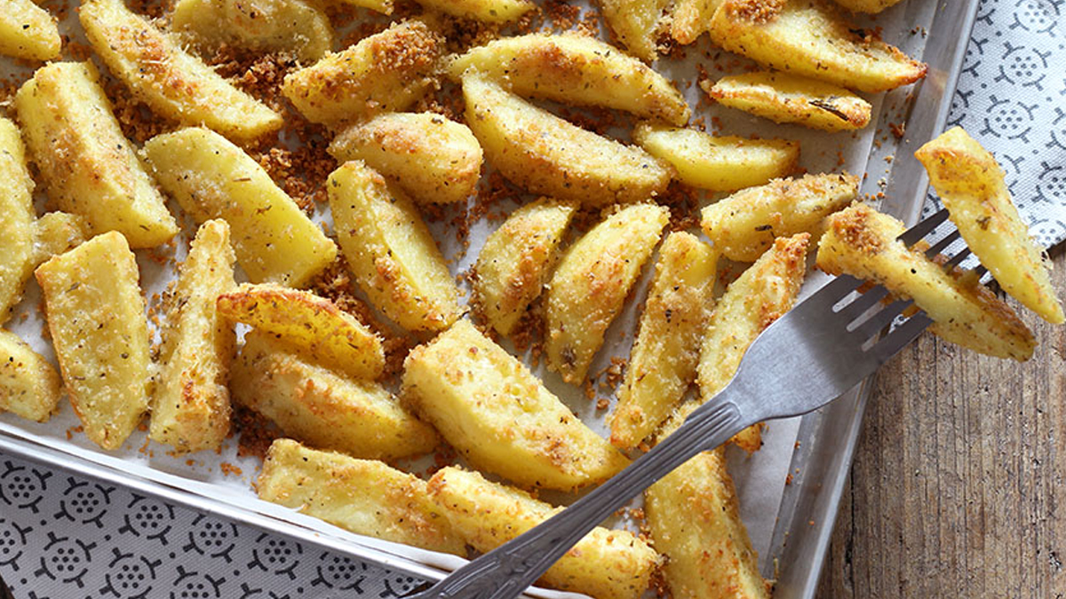 pommes de terre panées au four 