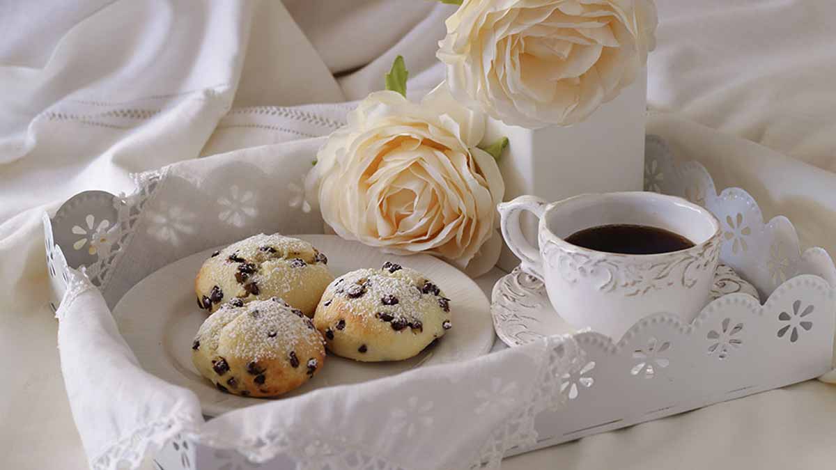 Beignets à la ricotta et aux pépites de chocolat