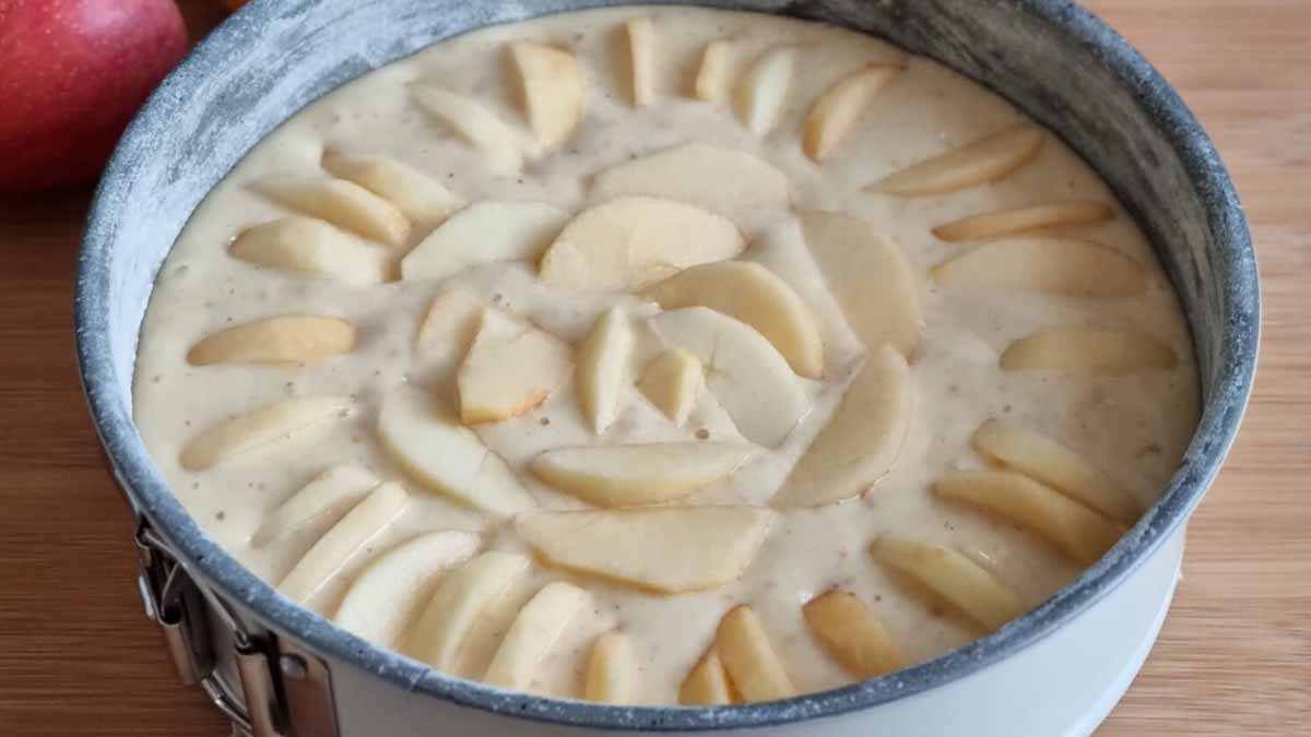 gâteau fruité aux pommes