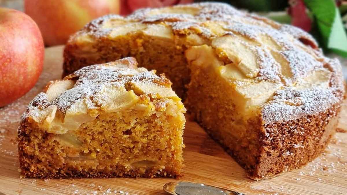 Savoureux gâteau à la pomme-citrouille fait-maison