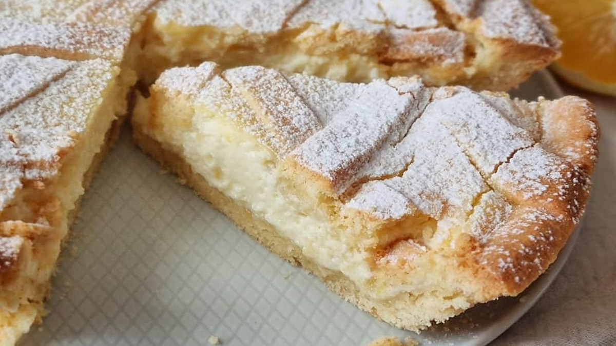 Tarte crémeuse au mascarpone parfumée au citron