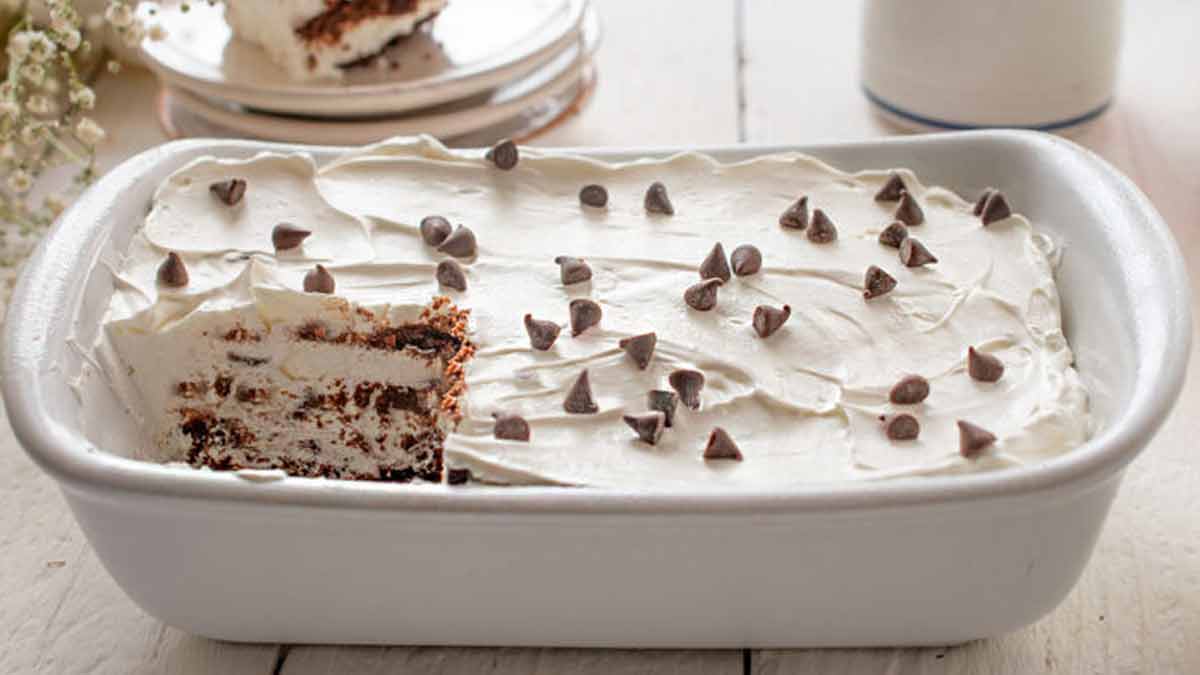 Tiramisu à la crème de lait et pépites de chocolat