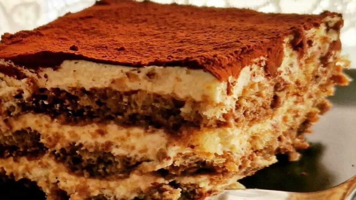 tiramisu au café et à la crème au mascarpone