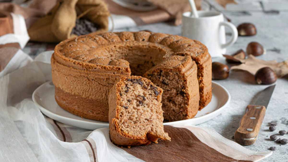 Gâteau à la farine de châtaigne et chocolat