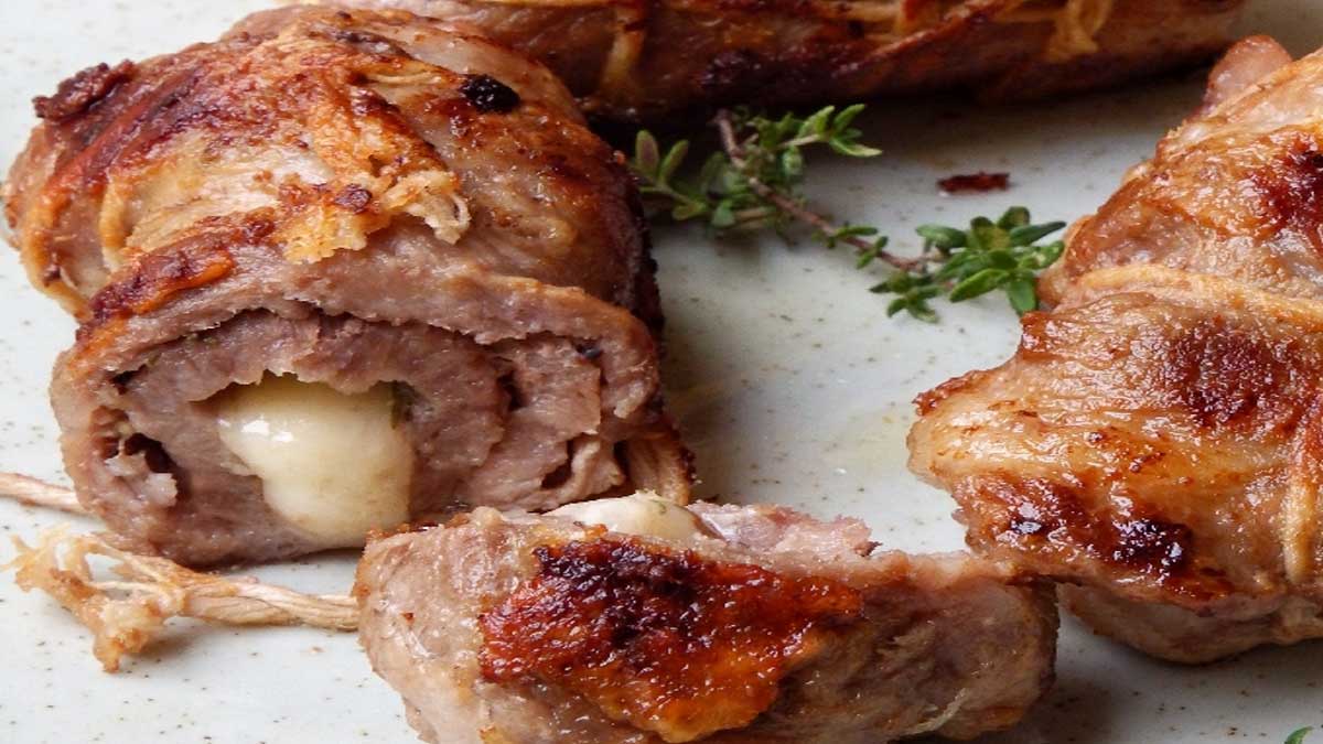 Rouleaux de porc farcis savoureux et bien gourmands