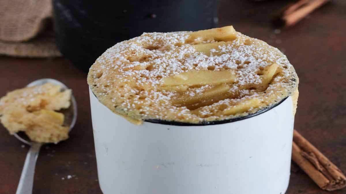 Un mug cake aux pommes très original