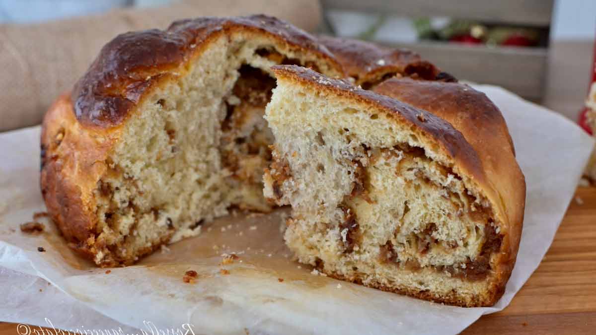 Une brioche aux fruits secs très gourmande