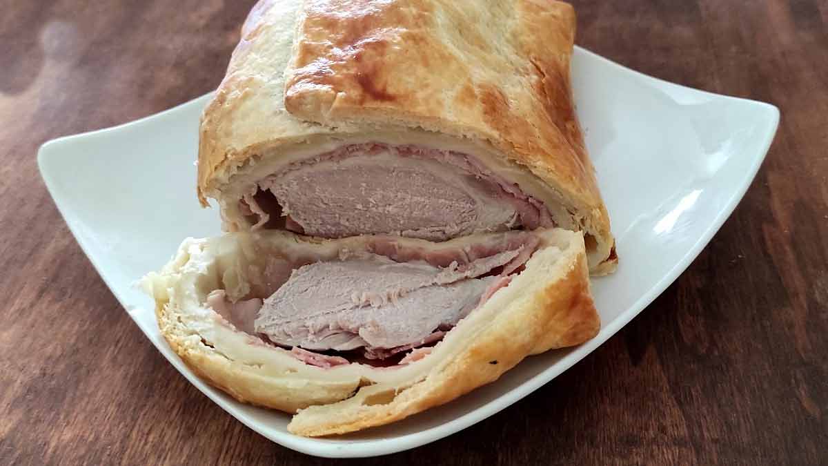 longe de porc en croûte