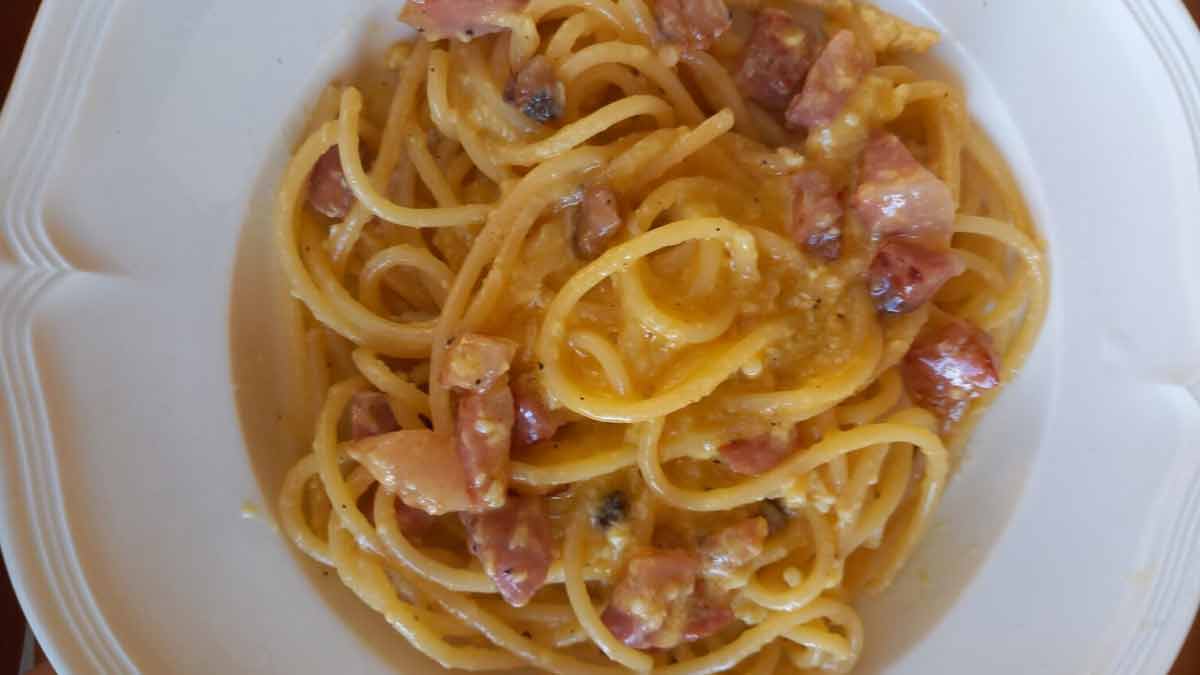 pâtes à la carbonara